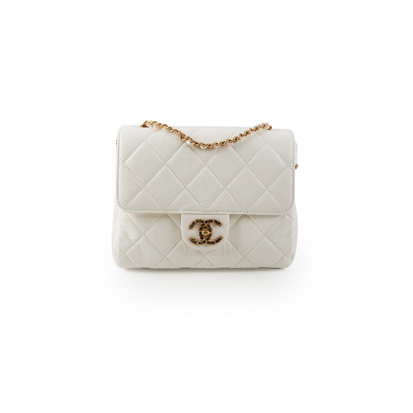 Chanel Seasonal Flap Lambskin White