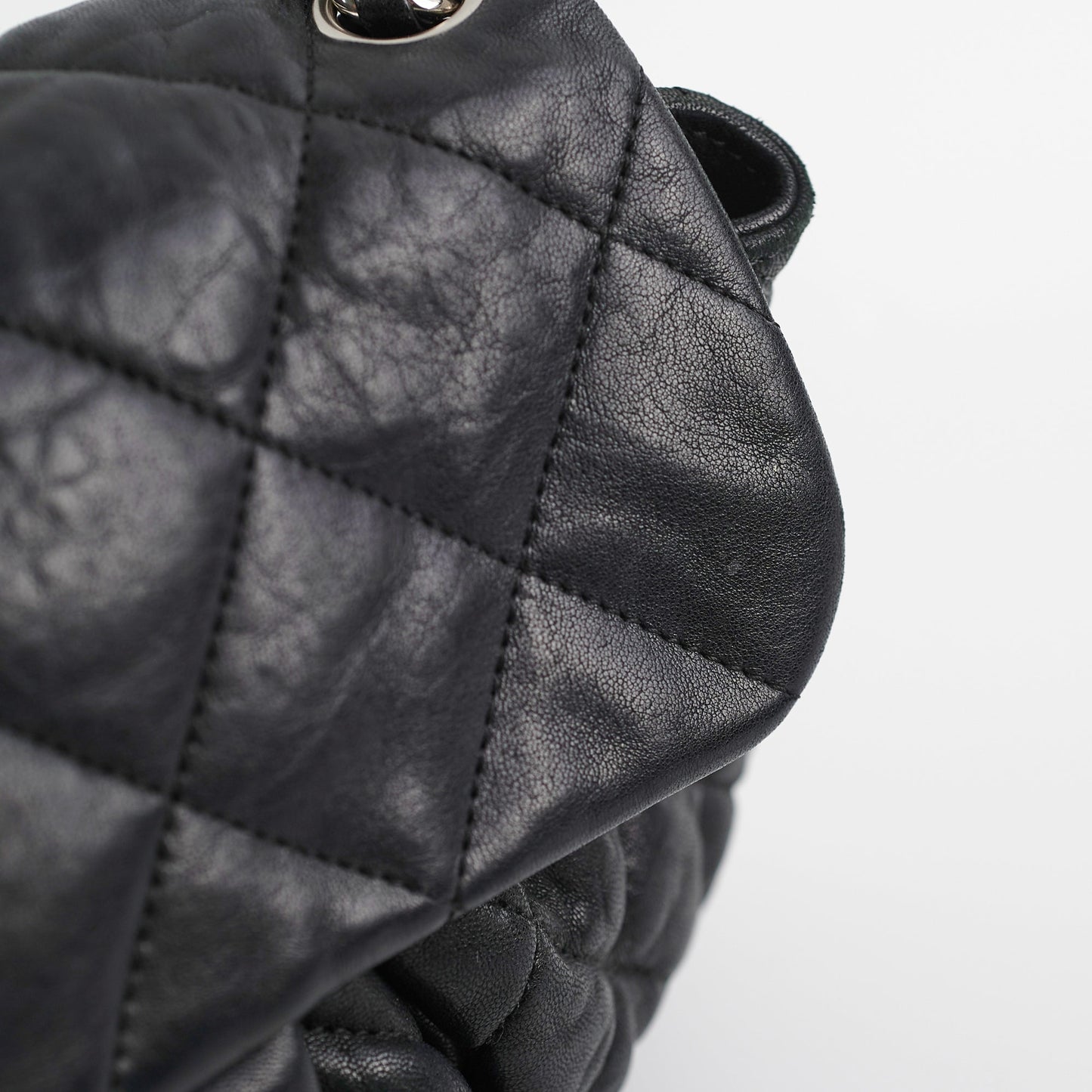 Chanel Black Matelasse Chain Shoulder Bag