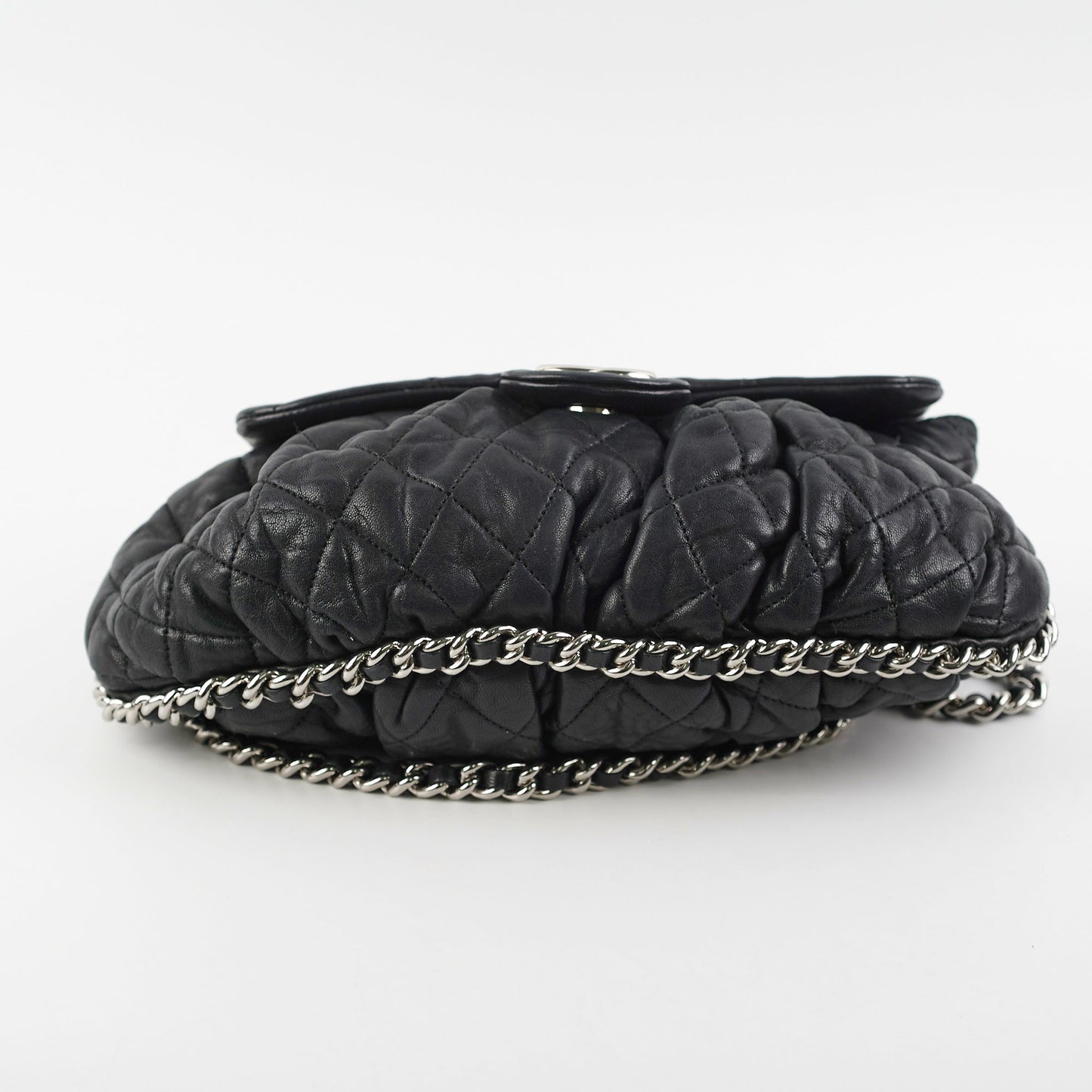 Chanel Black Matelasse Chain Shoulder Bag