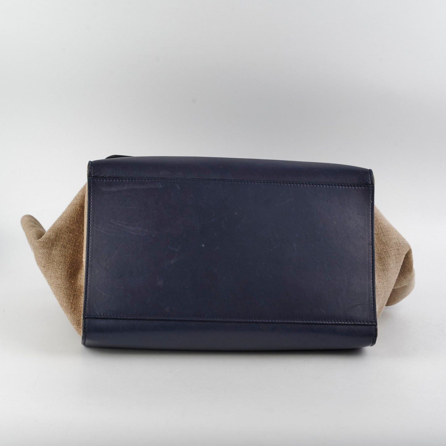 Luxury CELINE Medium Trapeze Navy/Black
