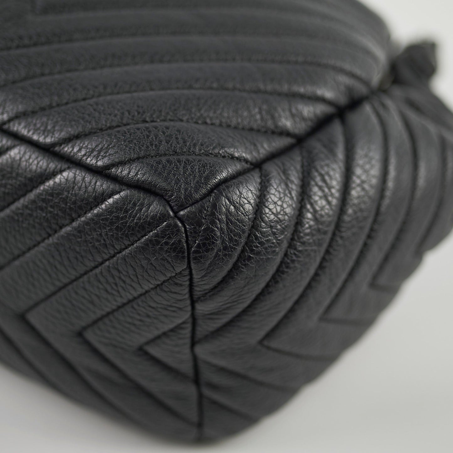 Chanel Black Bucket Bag Series23
