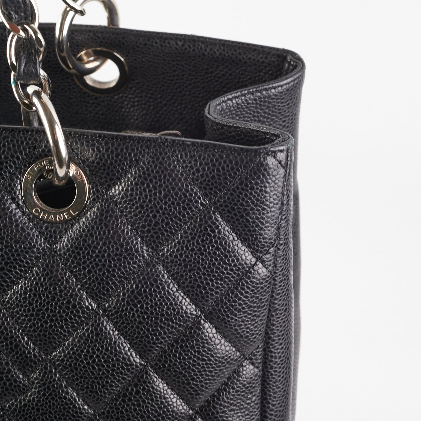 Chanel Grand Shopping Tote GST Black Shoulder Bag