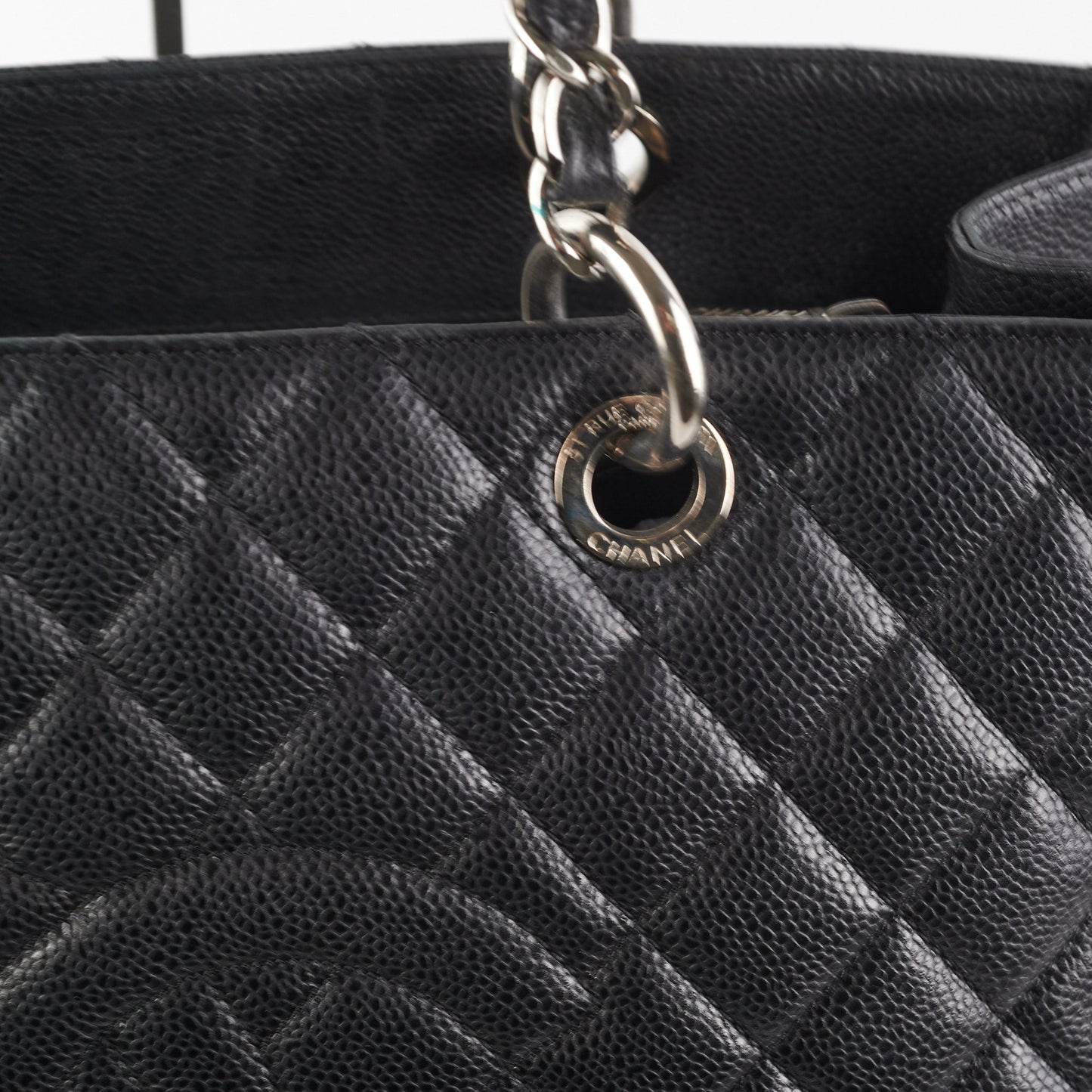 Chanel Grand Shopping Tote GST Black Shoulder Bag