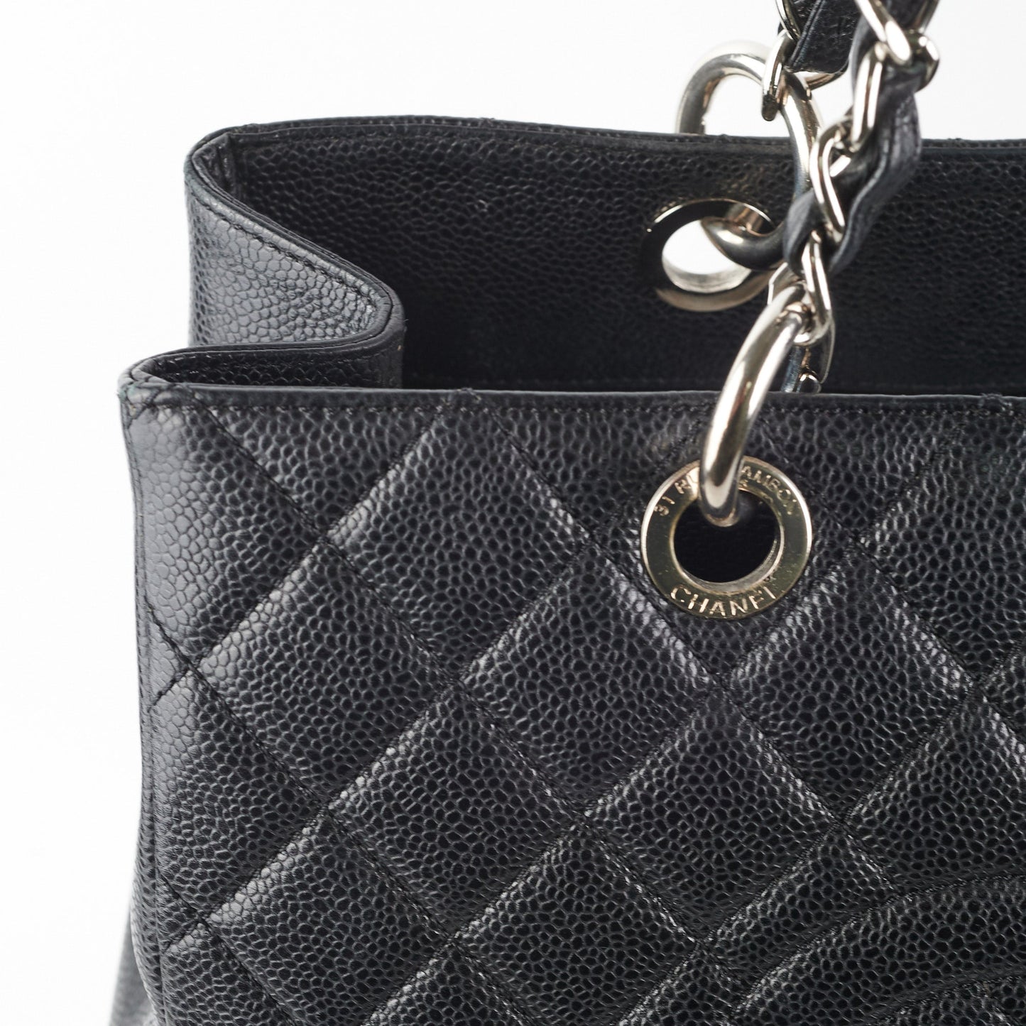 Chanel Grand Shopping Tote GST Black Shoulder Bag