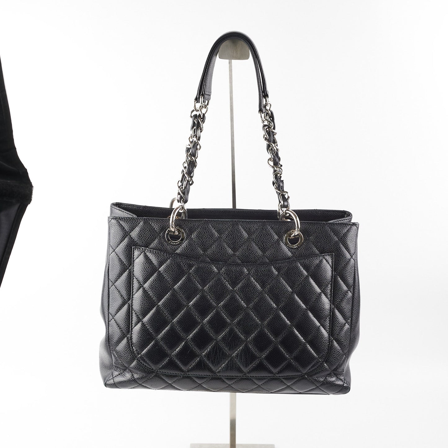 Chanel Grand Shopping Tote GST Black Shoulder Bag
