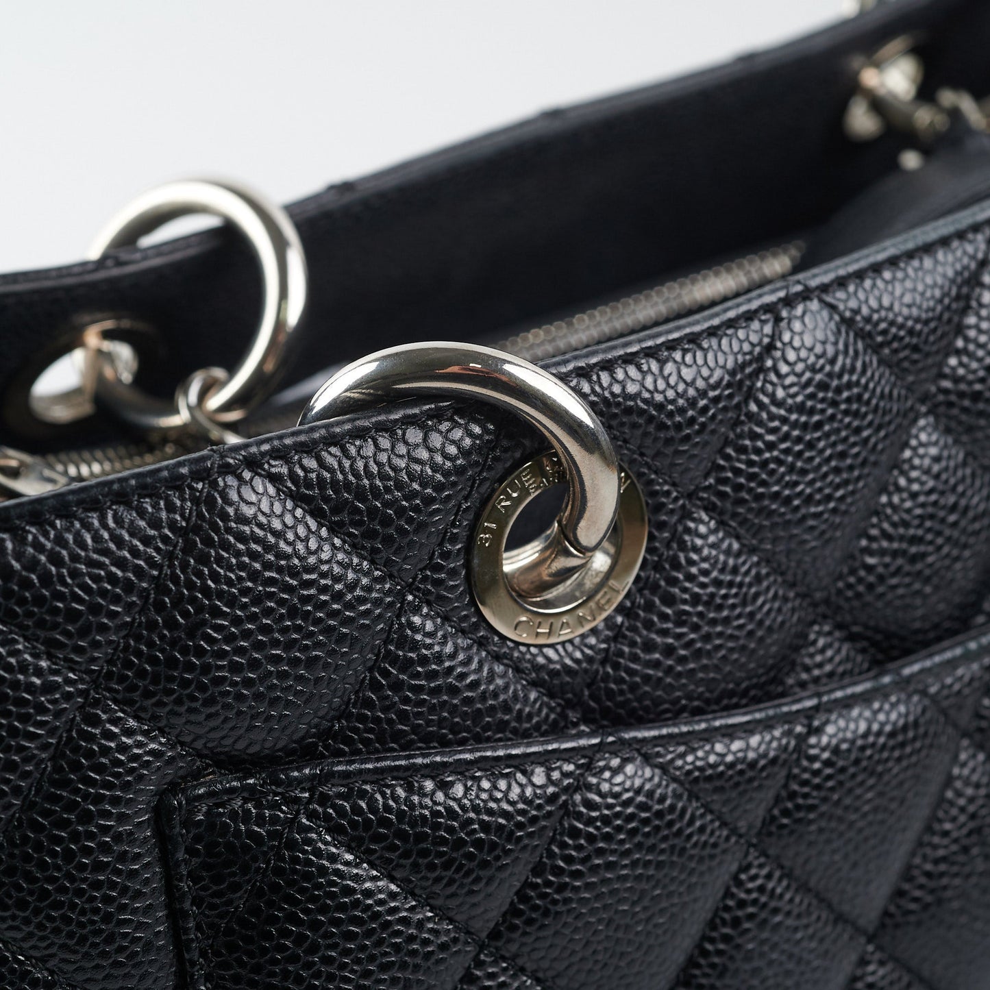 Chanel Grand Shopping Tote GST Black Shoulder Bag