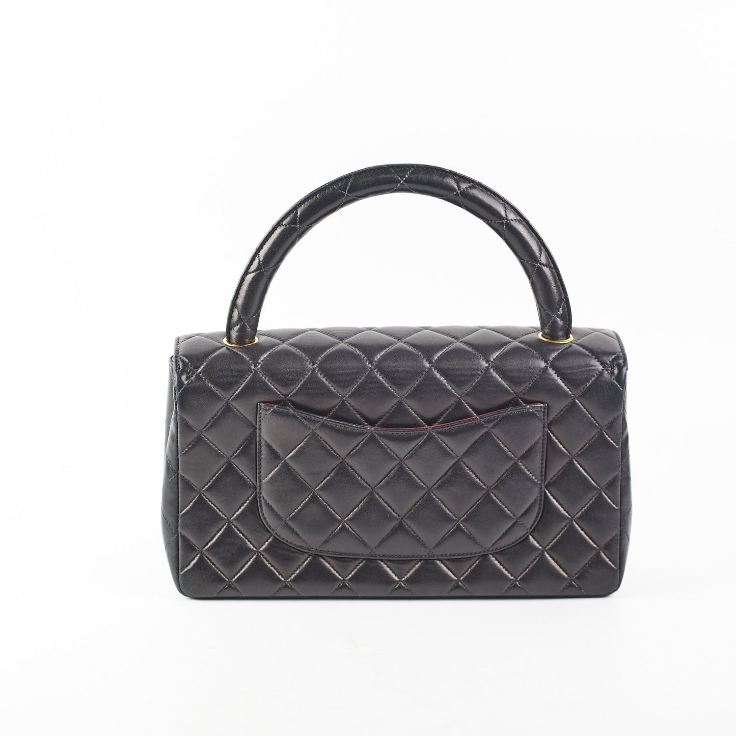 Chanel  Top Handle Bag Lambskin Black