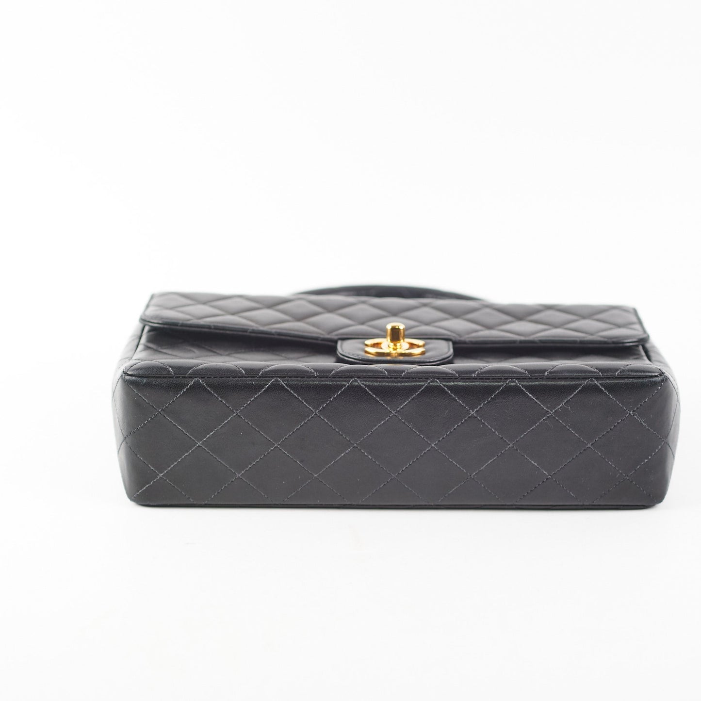 Chanel  Top Handle Bag Lambskin Black