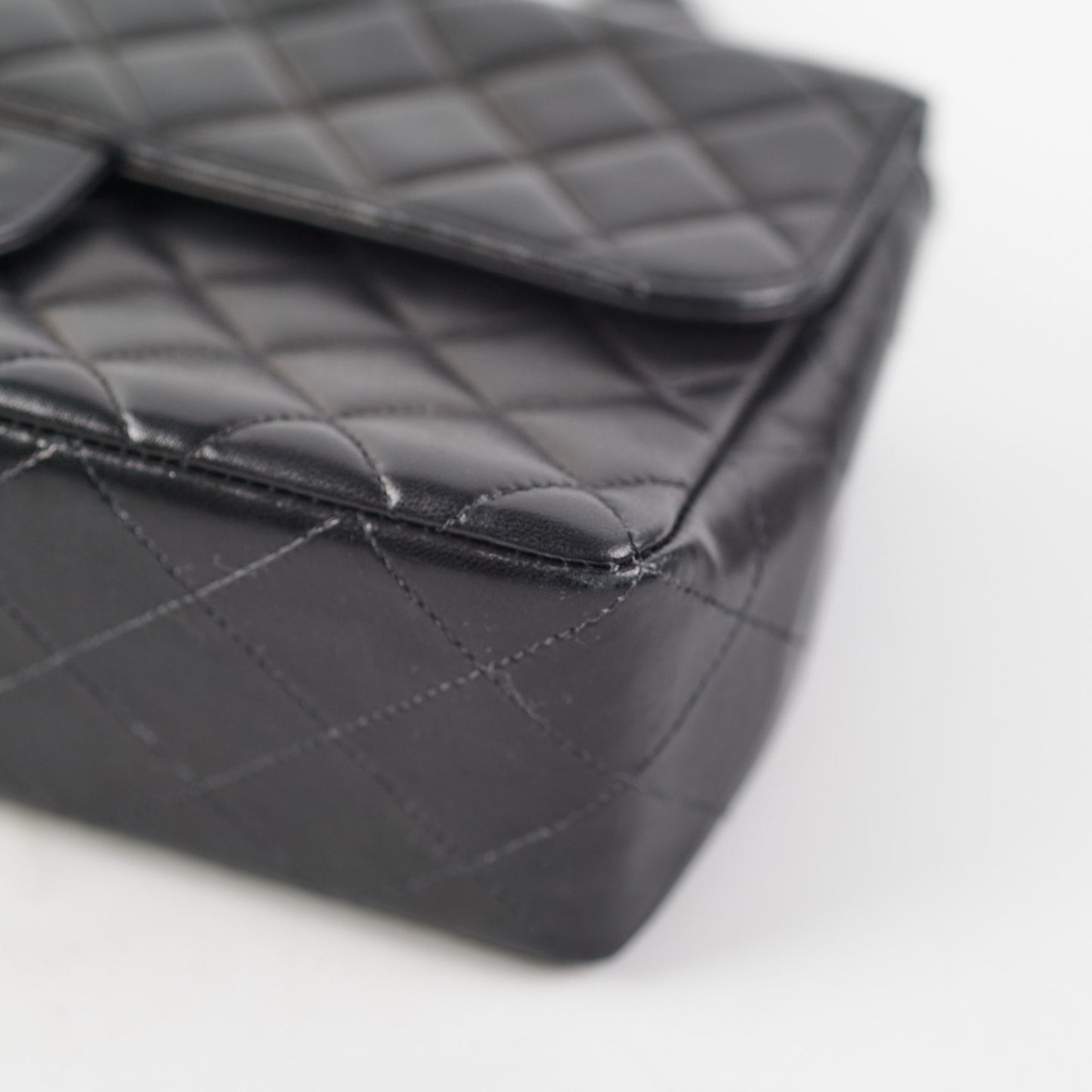 Chanel  Top Handle Bag Lambskin Black