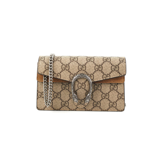 Gucci Super Mini Dionysus GG Crossbody Bag