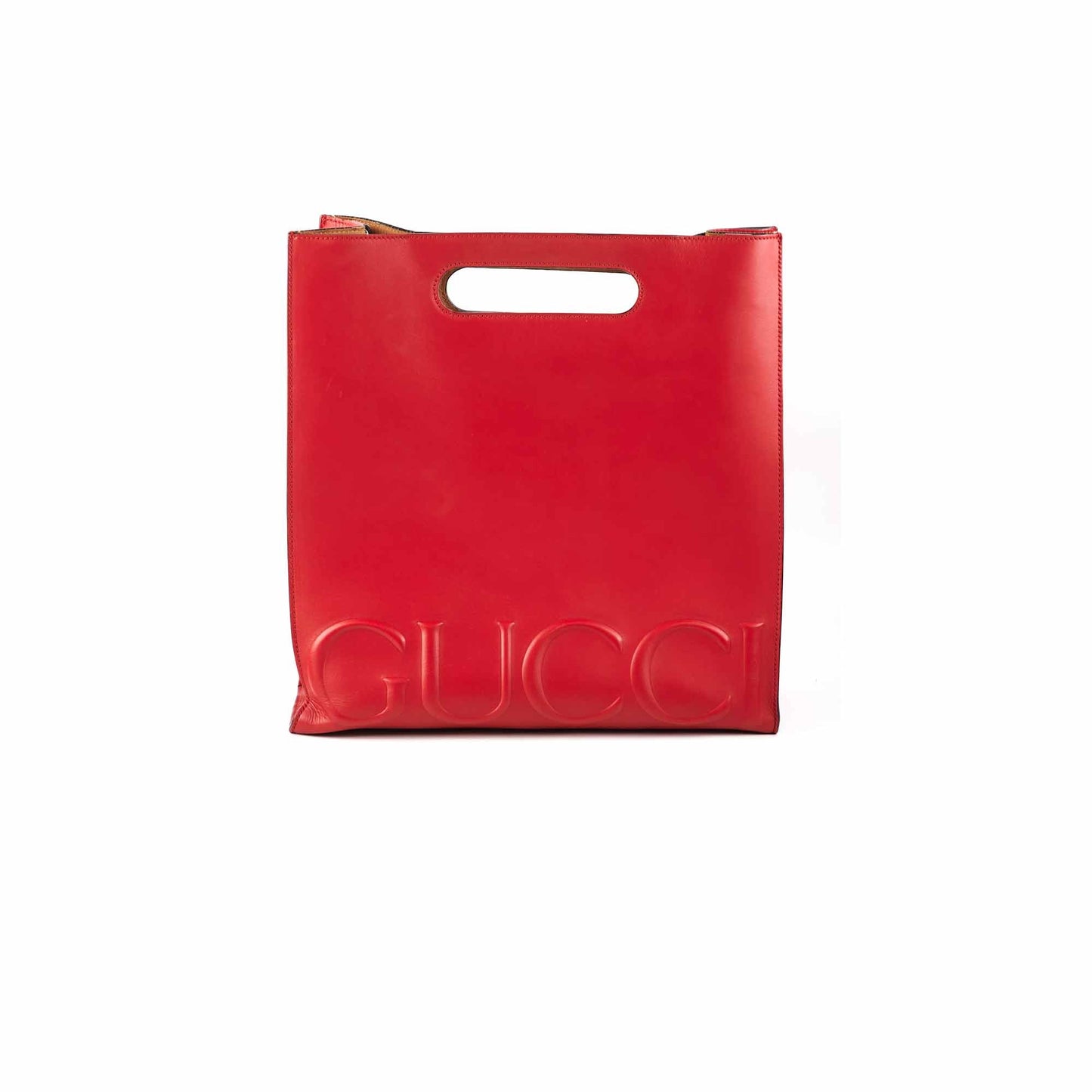 Gucci XL Tote Leather Red