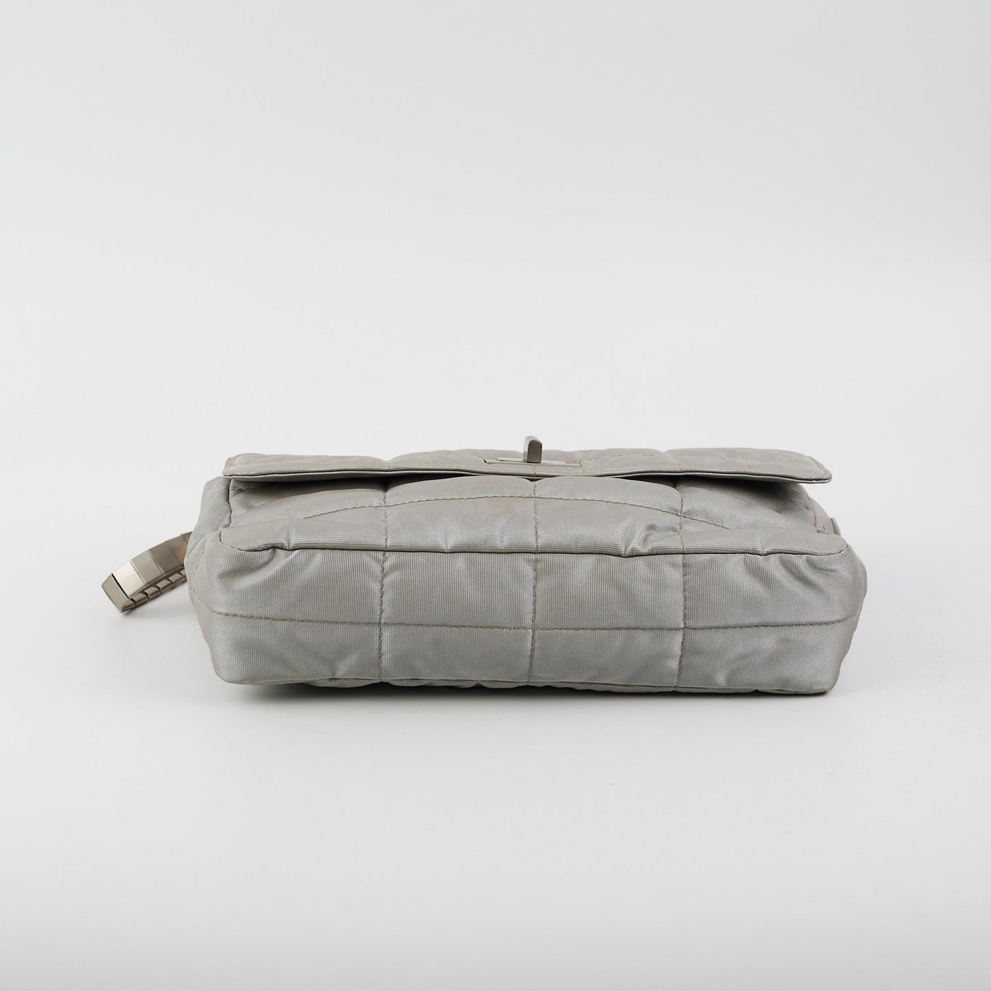 Chanel Fabric Quilted Reissue Flap Sliver Bag