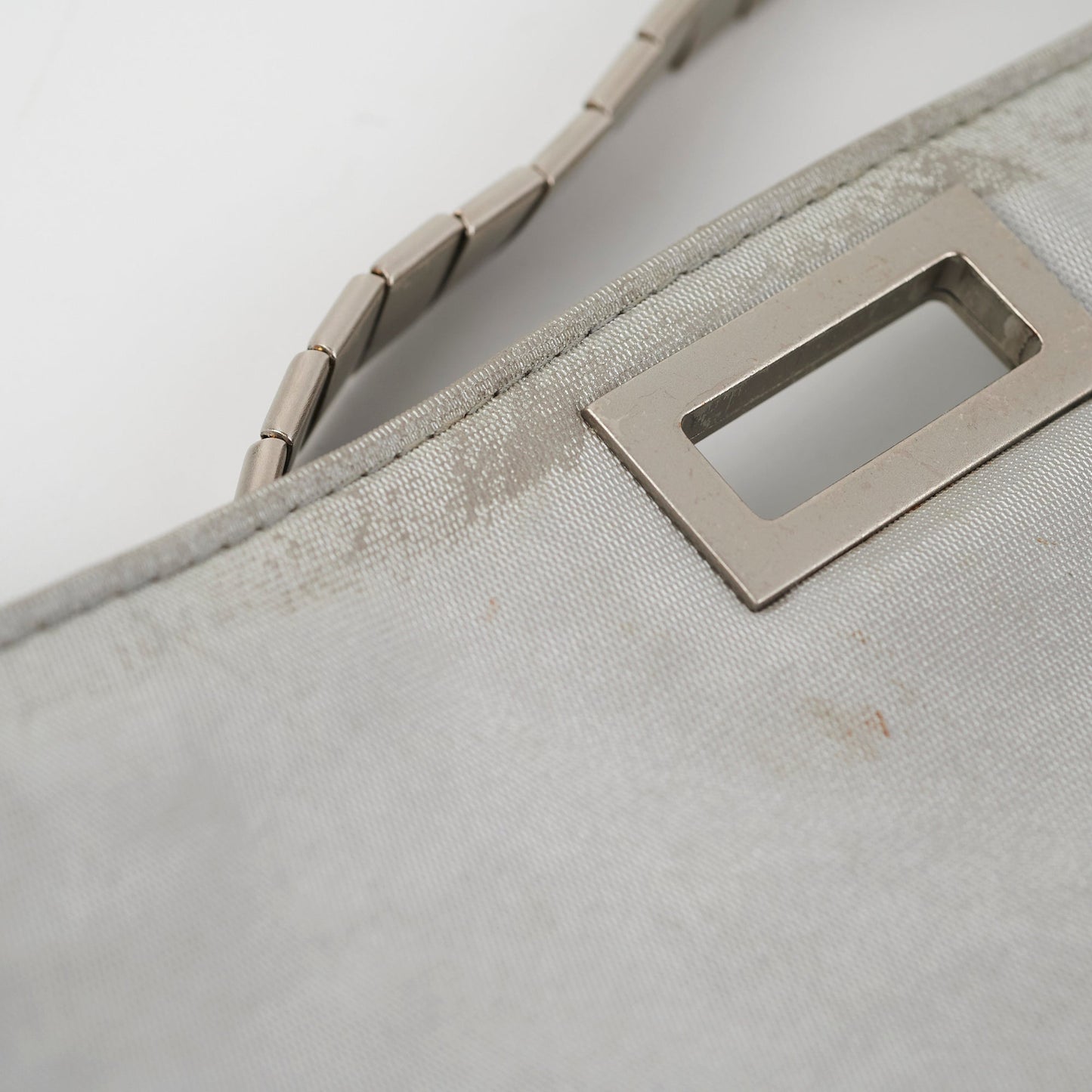 Chanel Fabric Quilted Reissue Flap Sliver Bag