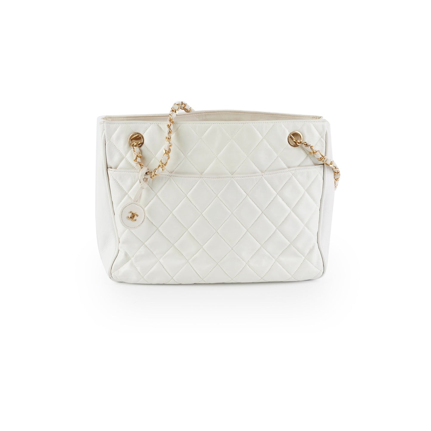 Chanel  White Tote Bag