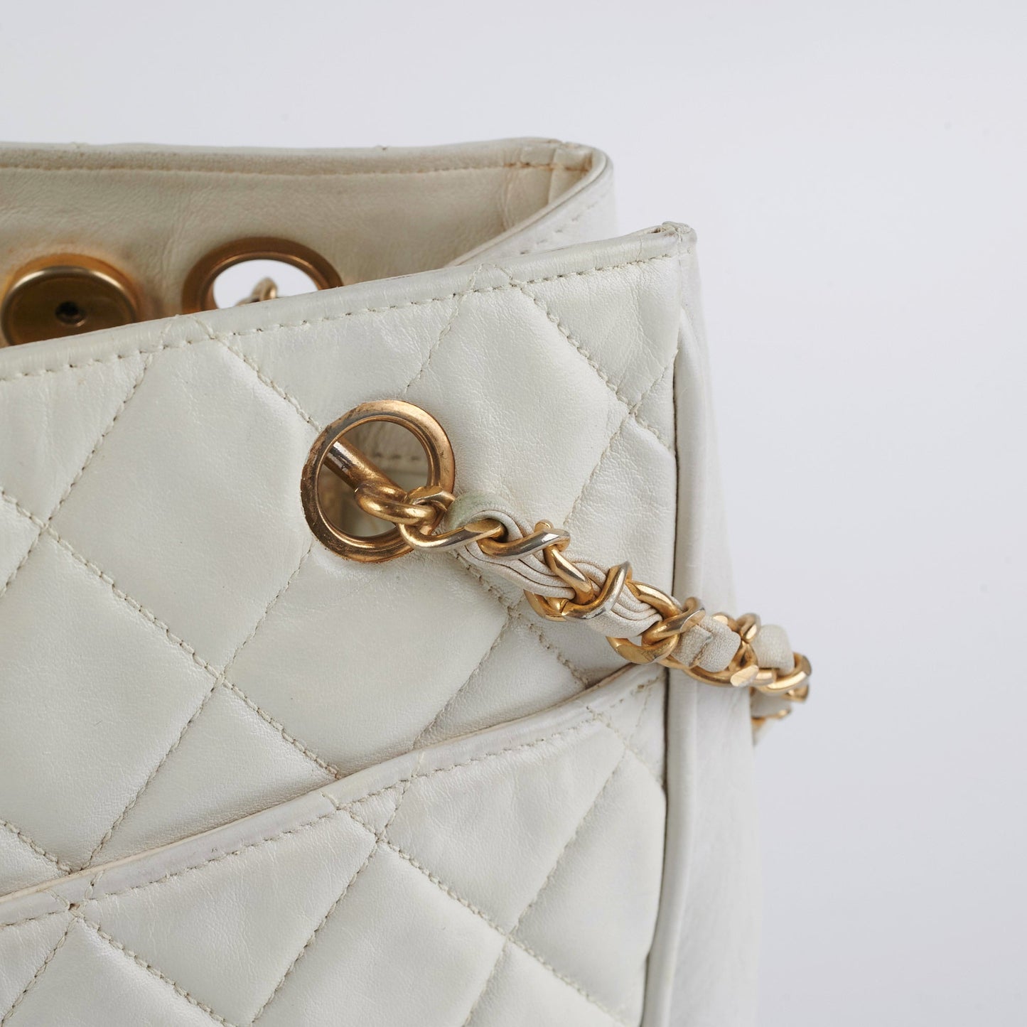 Chanel  White Tote Bag