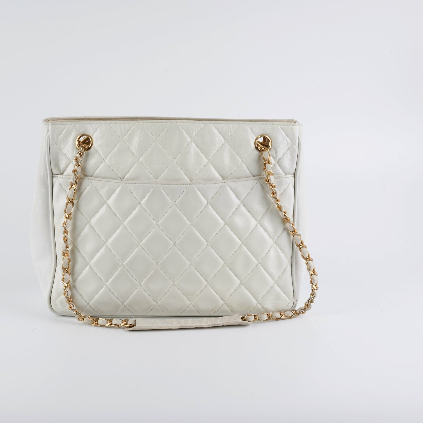 Chanel  White Tote Bag