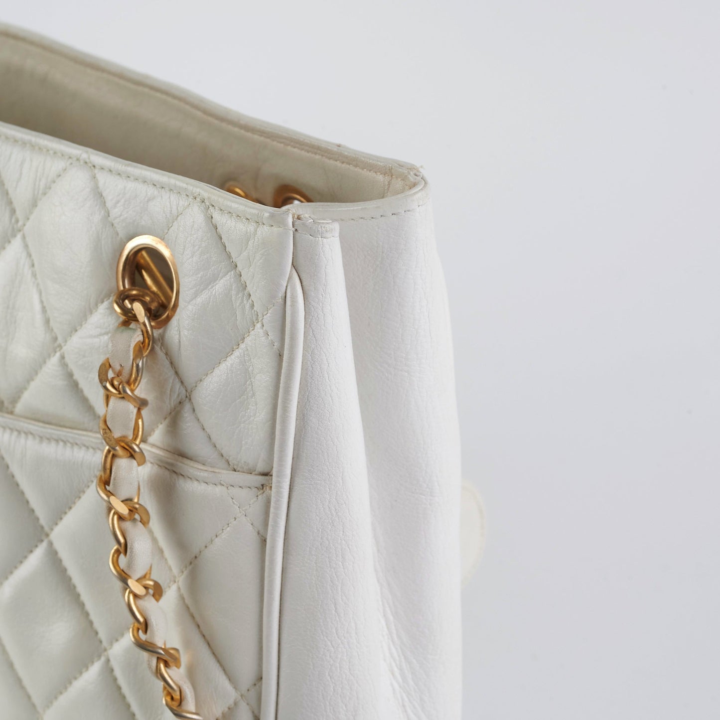 Chanel  White Tote Bag