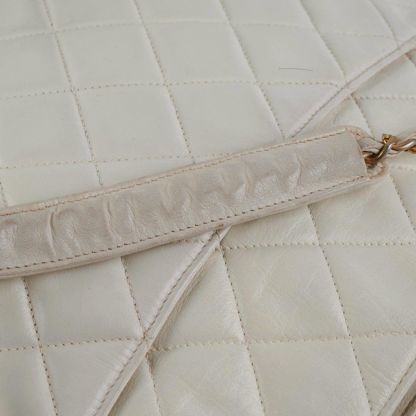 Chanel  White Tote Bag