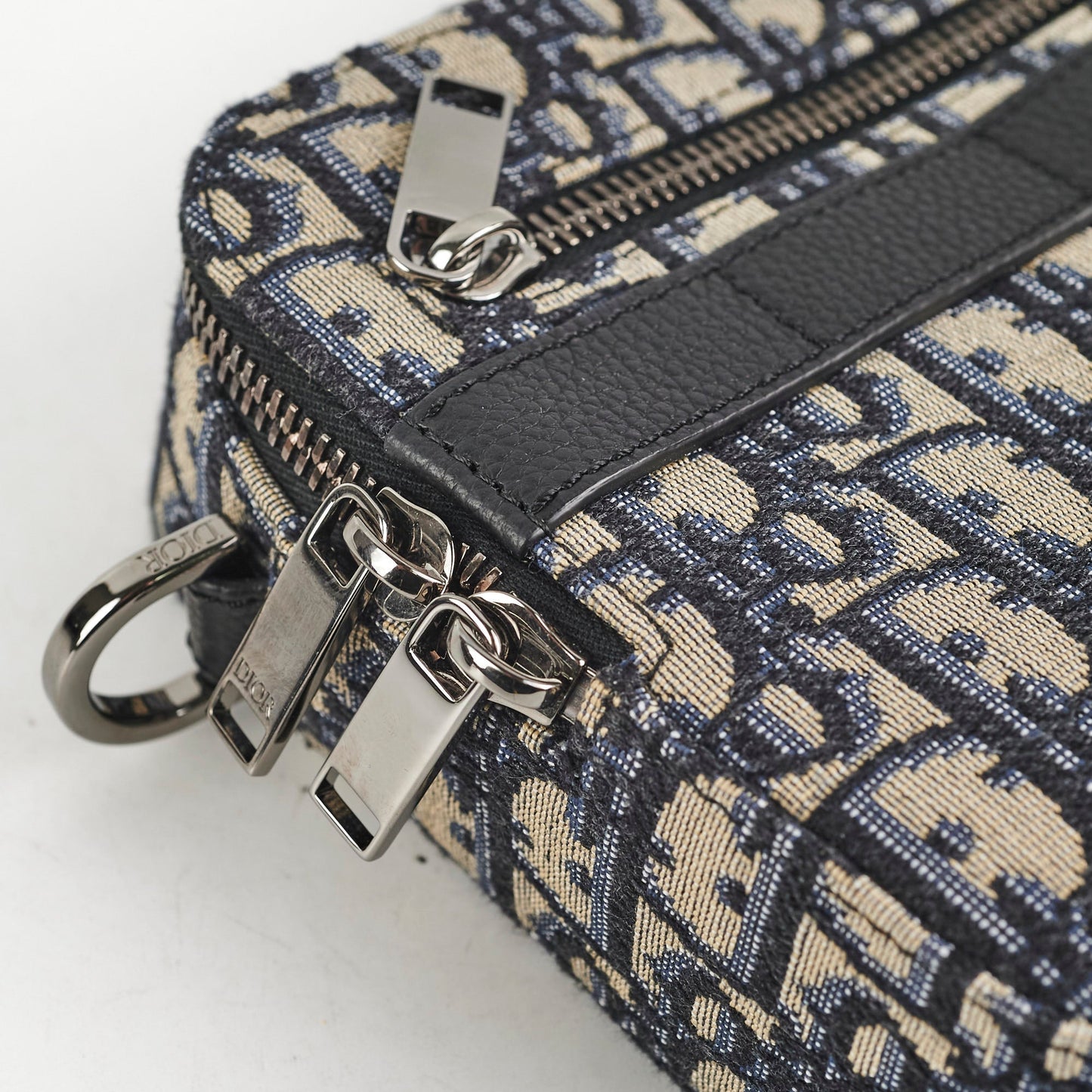 Dior Safari Oblique Messenger Bag Navy