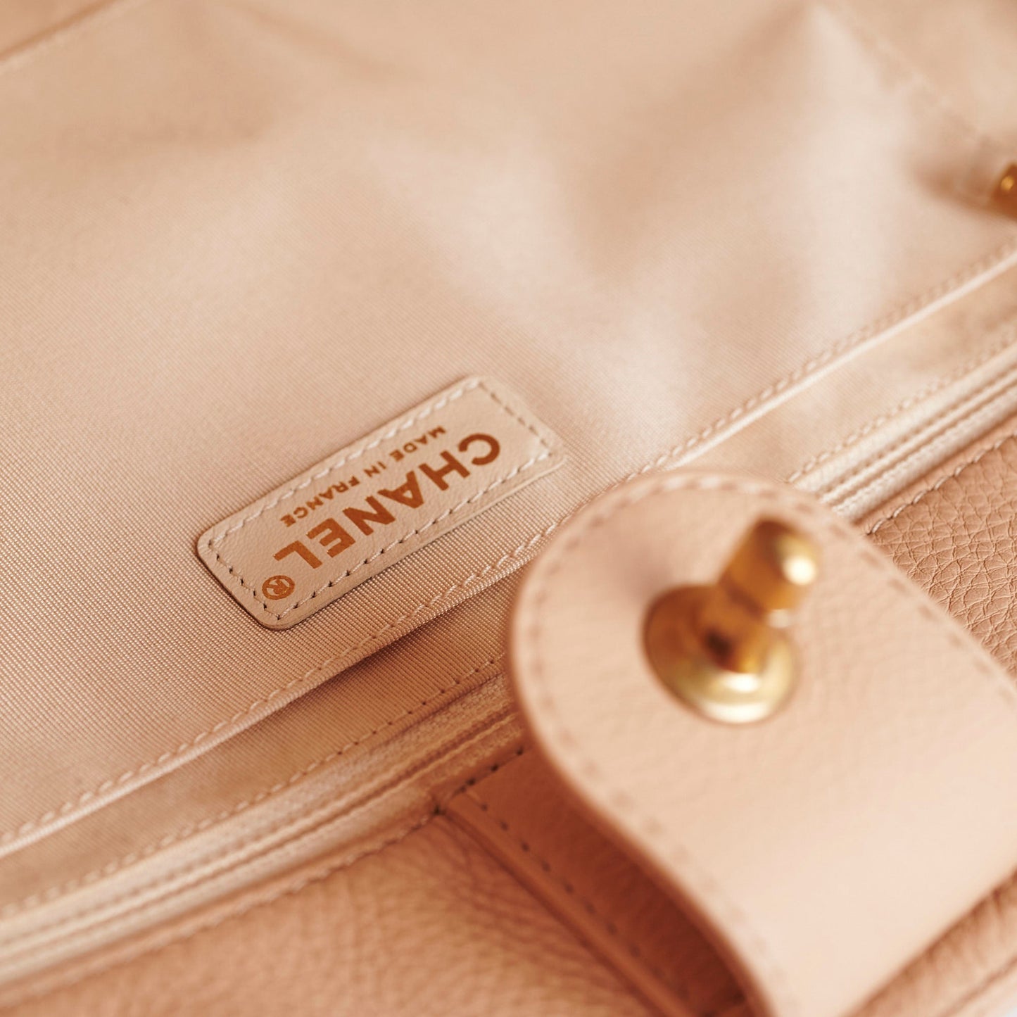Chanel Beige Tote Bag