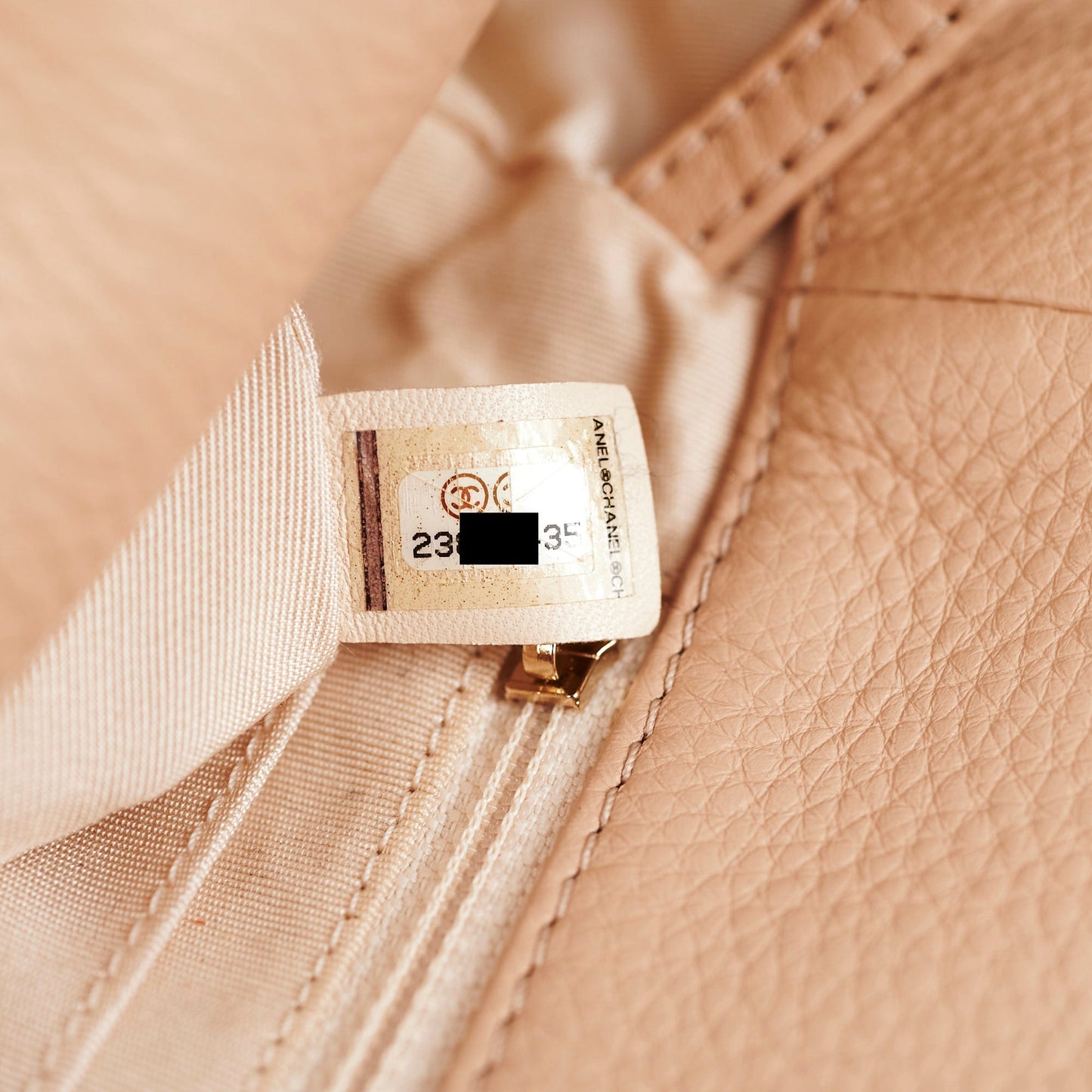 Chanel Beige Tote Bag