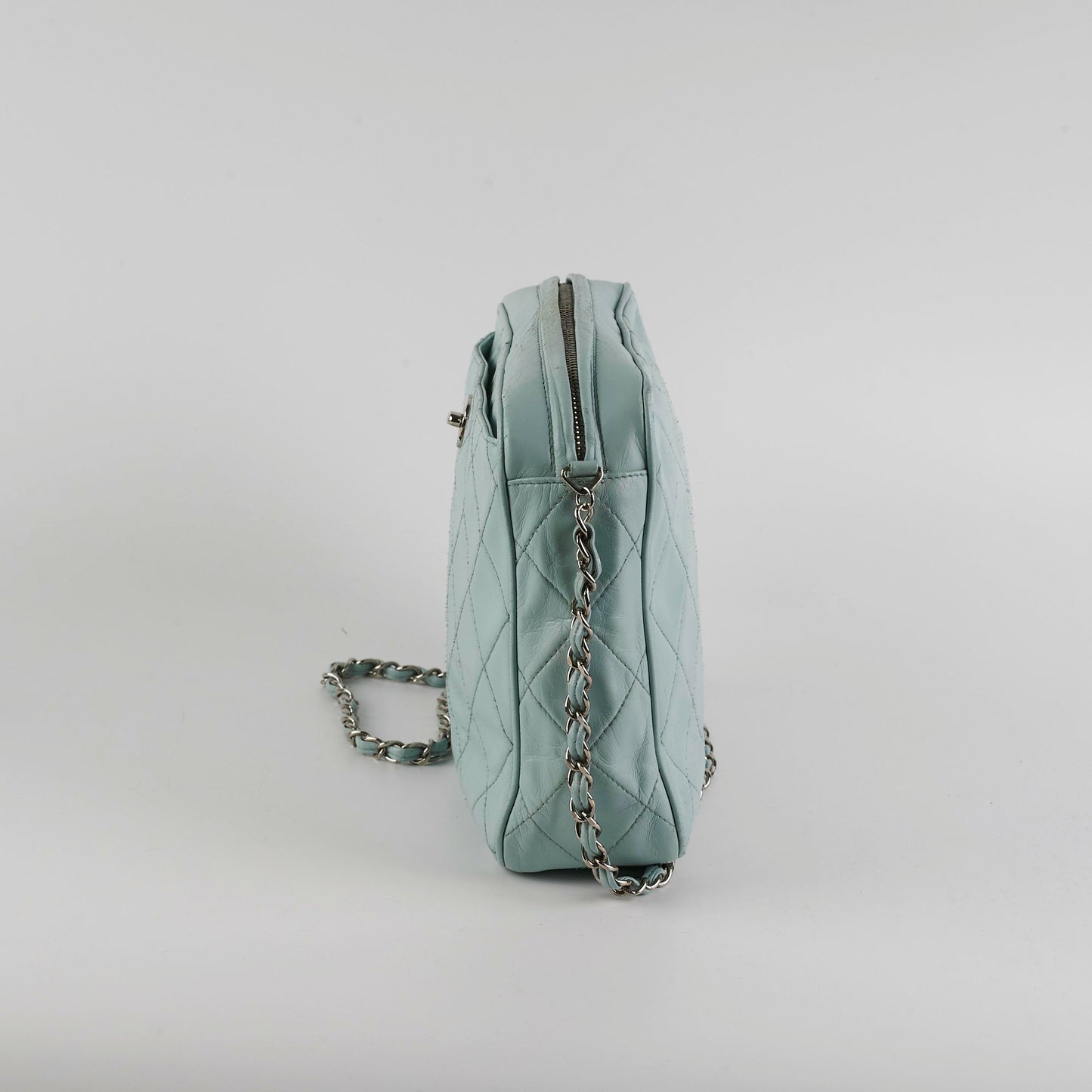 Chanel  Camera Bag Light Blue (Recoloured)