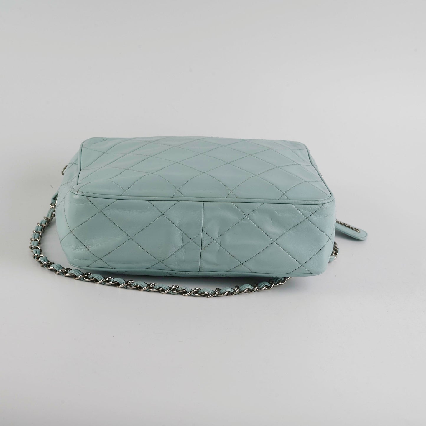 Chanel  Camera Bag Light Blue (Recoloured)