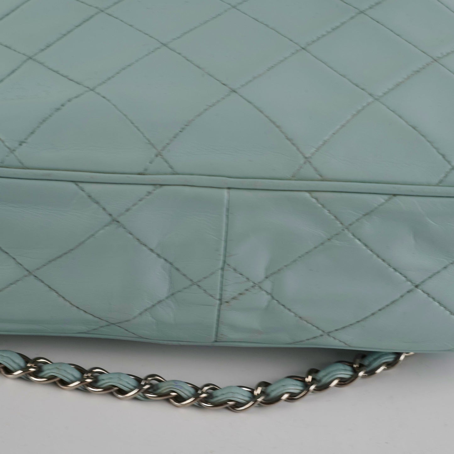 Chanel  Camera Bag Light Blue (Recoloured)