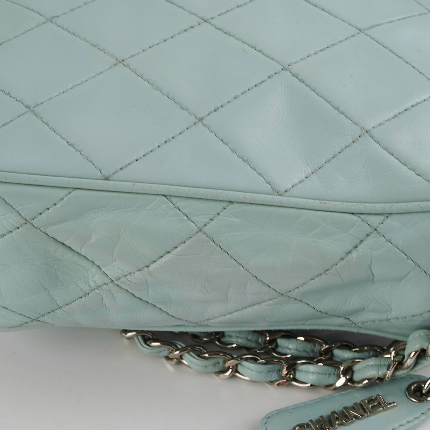 Chanel  Camera Bag Light Blue (Recoloured)
