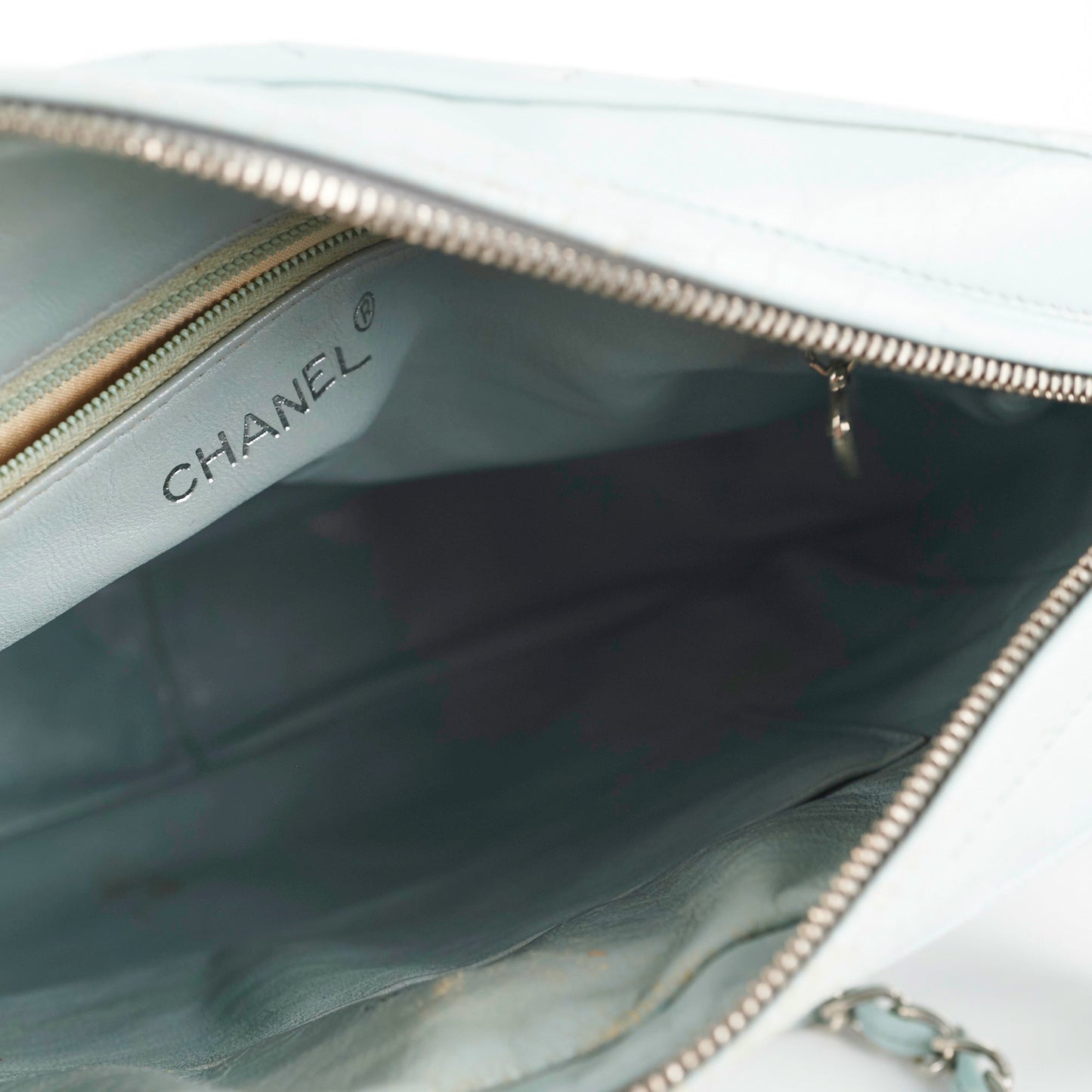 Chanel  Camera Bag Light Blue (Recoloured)
