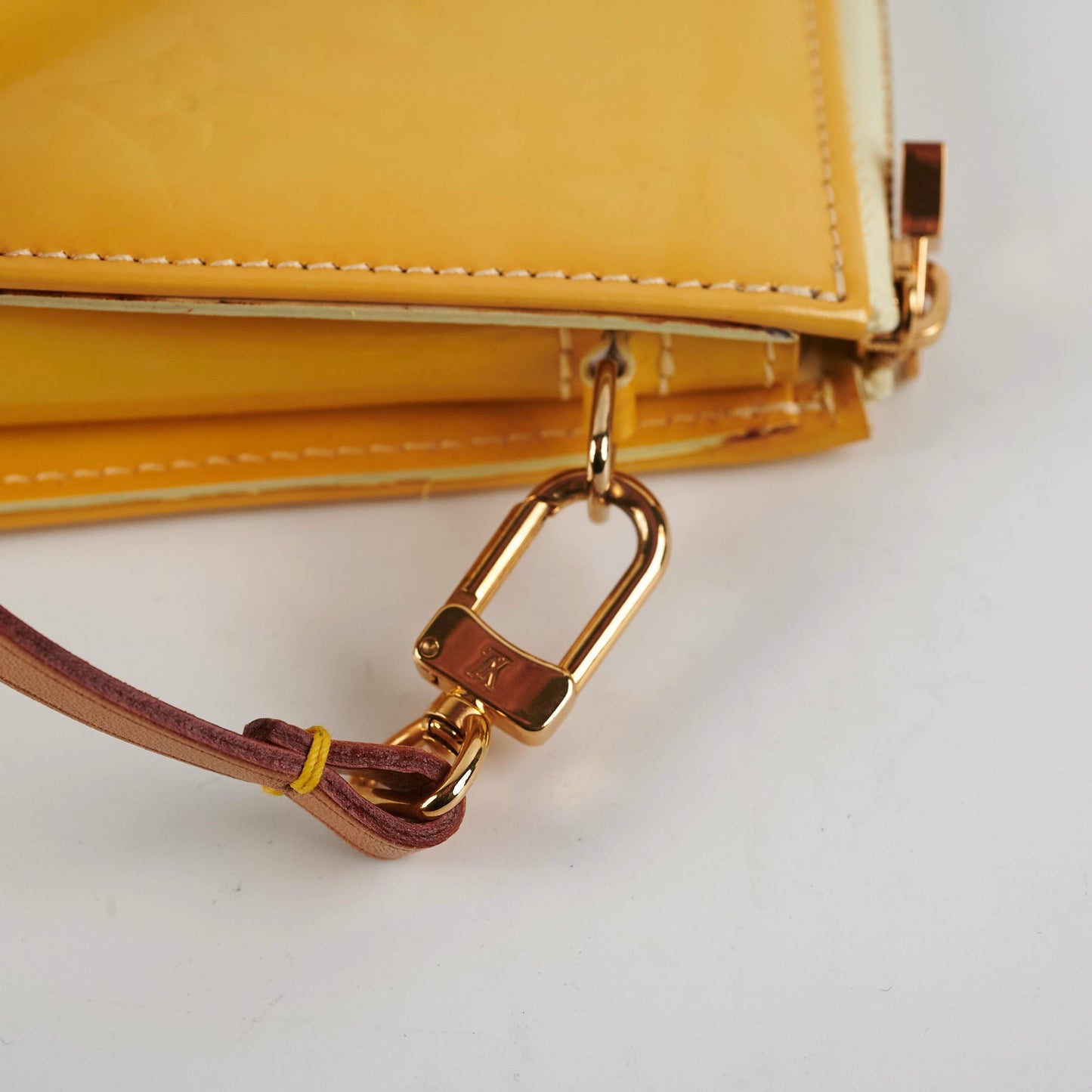 Louis Vuitton   Yellow Vernis Pochette