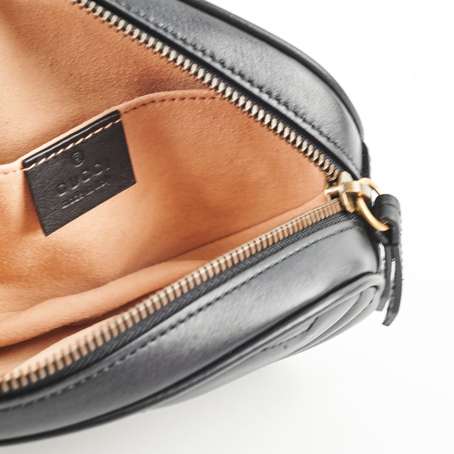 Gucci Matelass? Mini GG Marmont Black Belt Bag