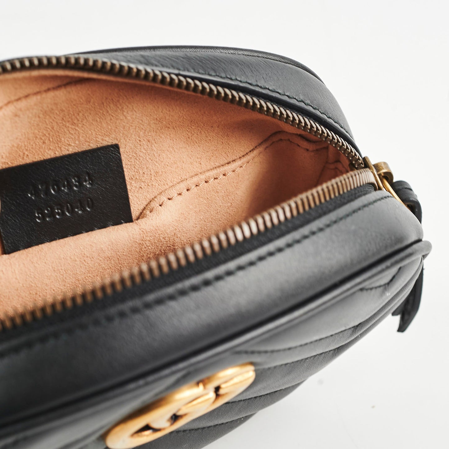 Gucci Matelass? Mini GG Marmont Black Belt Bag