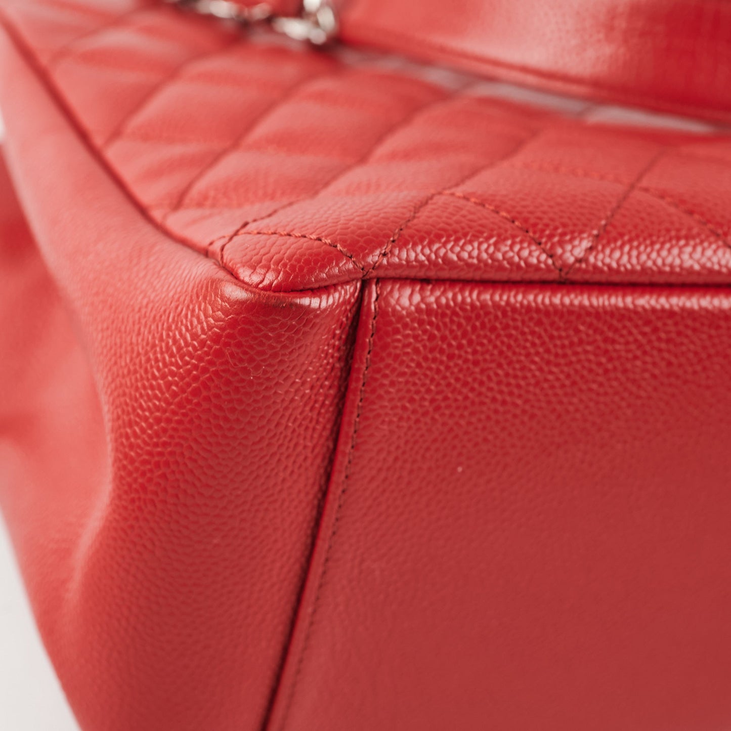 Chanel GST Caviar Red
