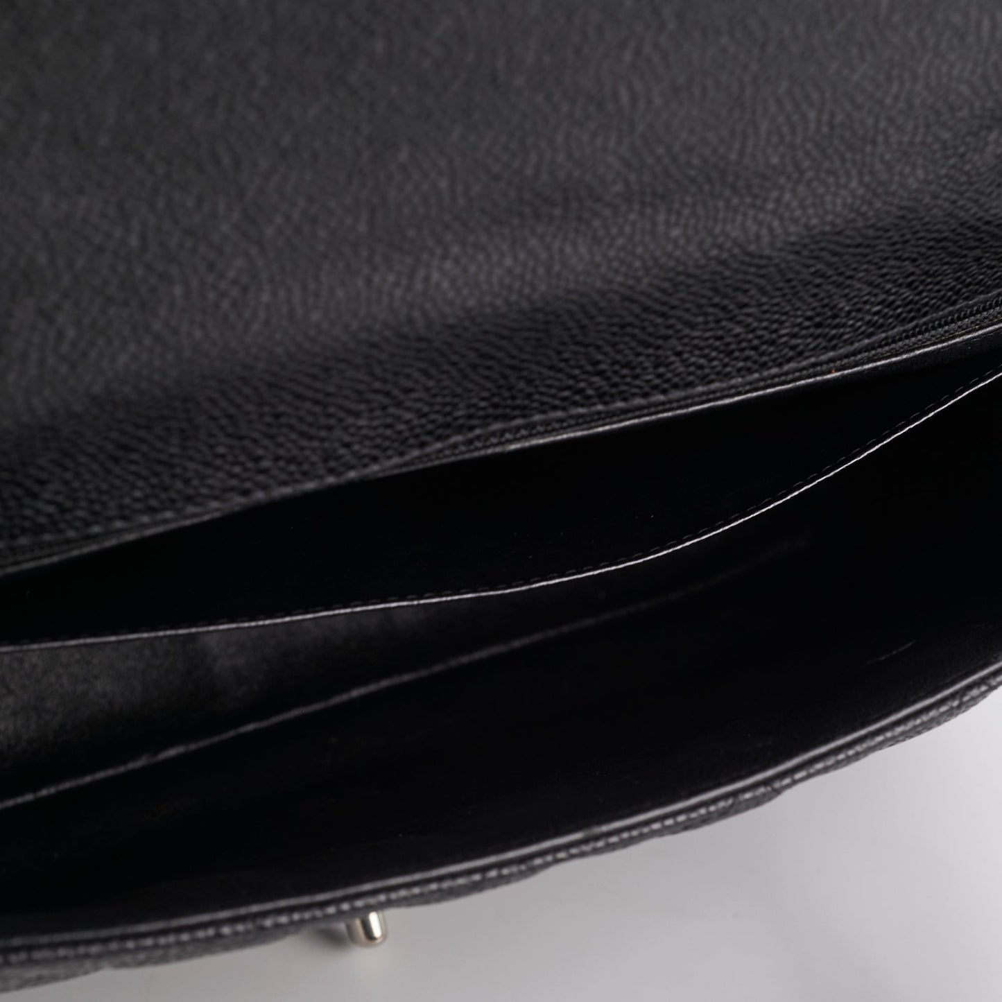 Chanel Single Flap Jumbo Caviar Black