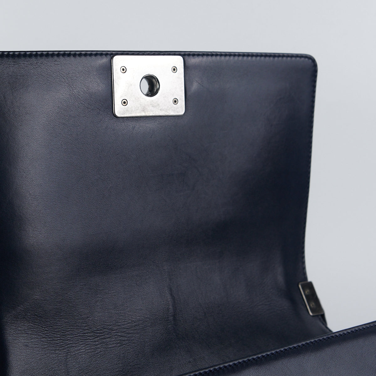 Chanel Boy Old Medium Lambskin Navy