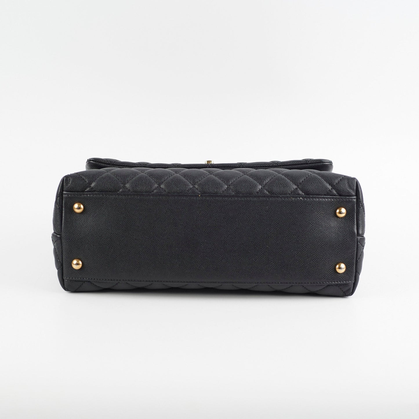 Chanel Coco Handle Caviar Medium Black