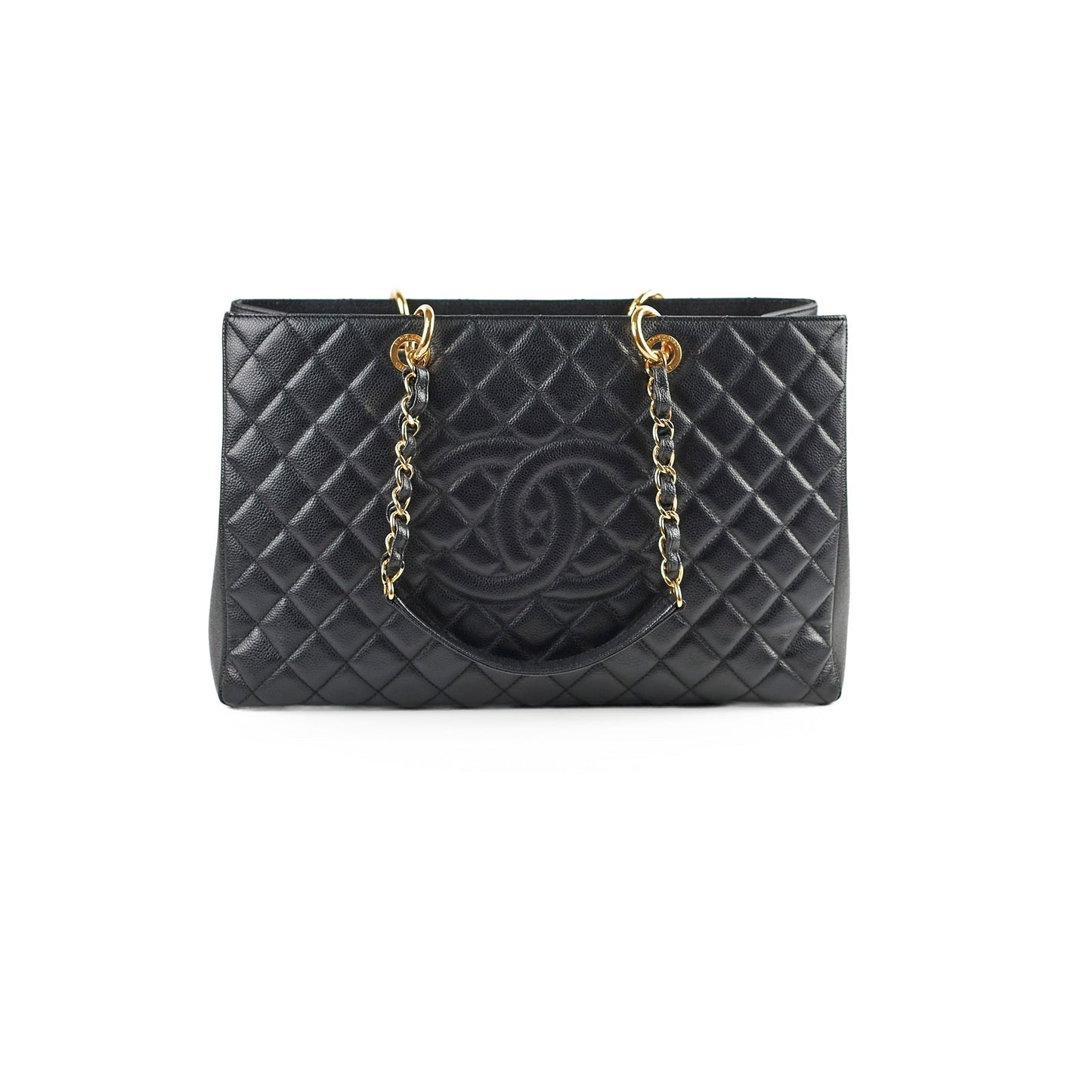 Chanel GST XL Black Caviar Series 17