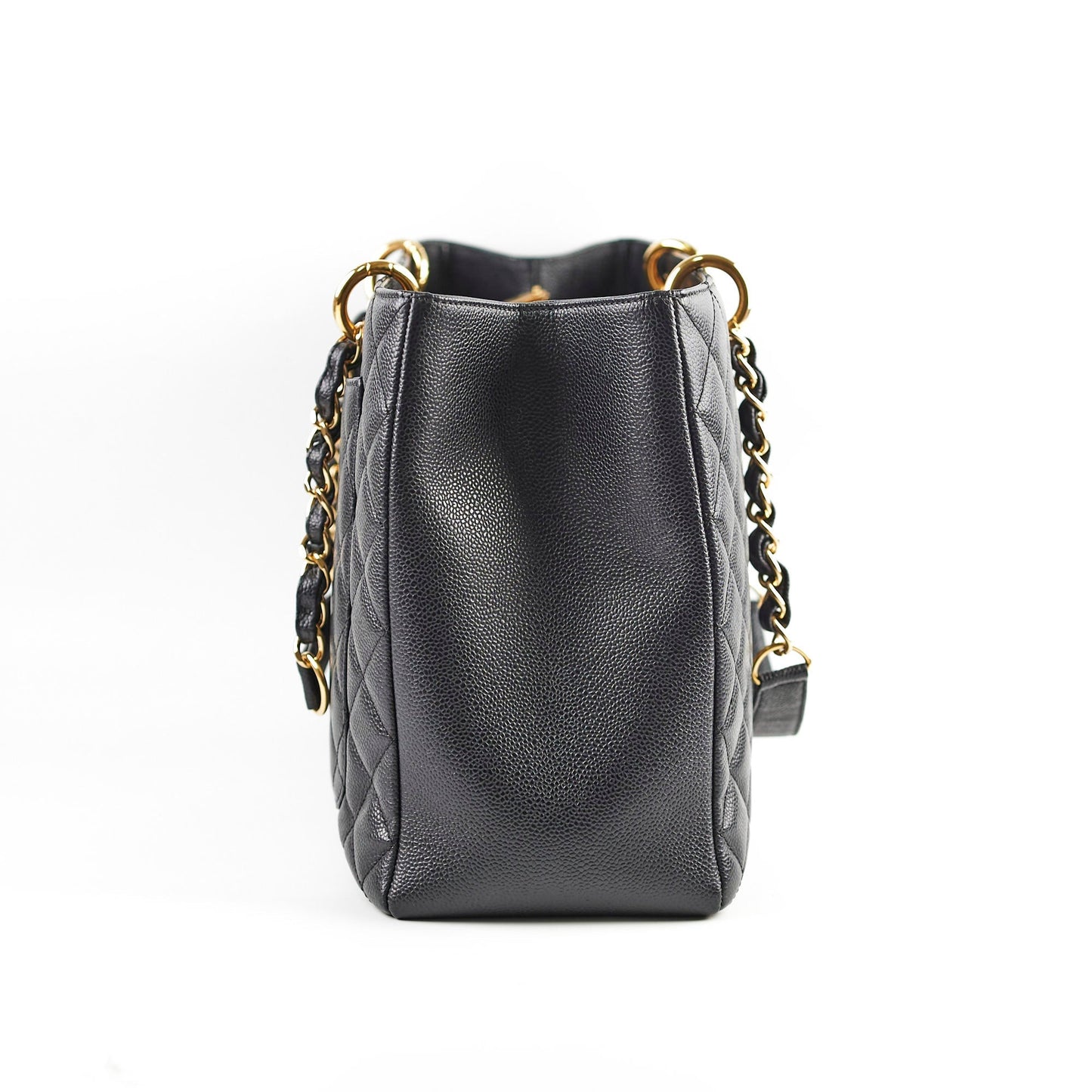 Chanel GST XL Black Caviar Series 17