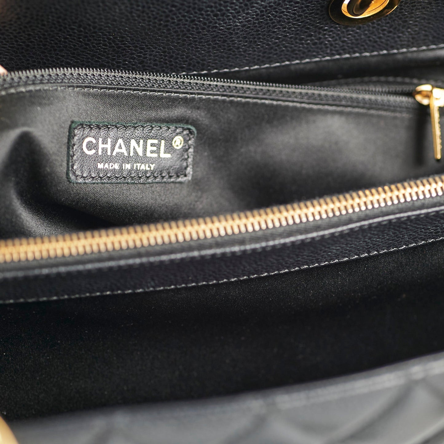 Chanel GST XL Black Caviar Series 17