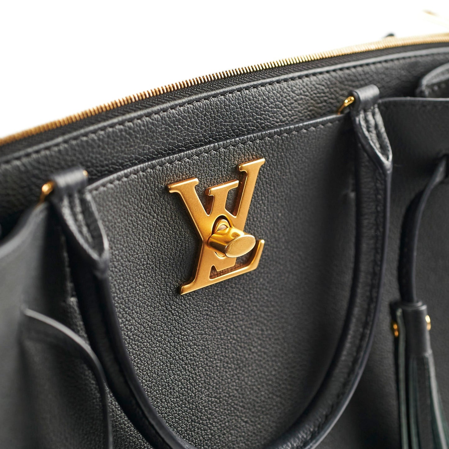 Louis Vuitton Lock Me Black Tote