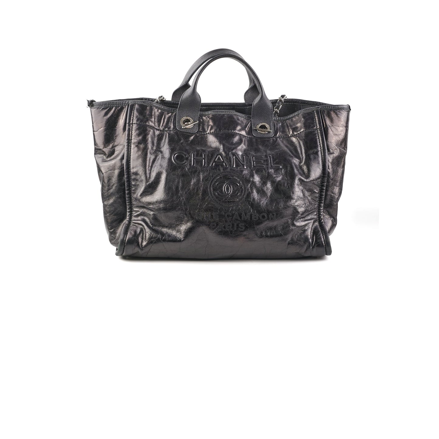 Chanel Deauville Tote Medium Black
