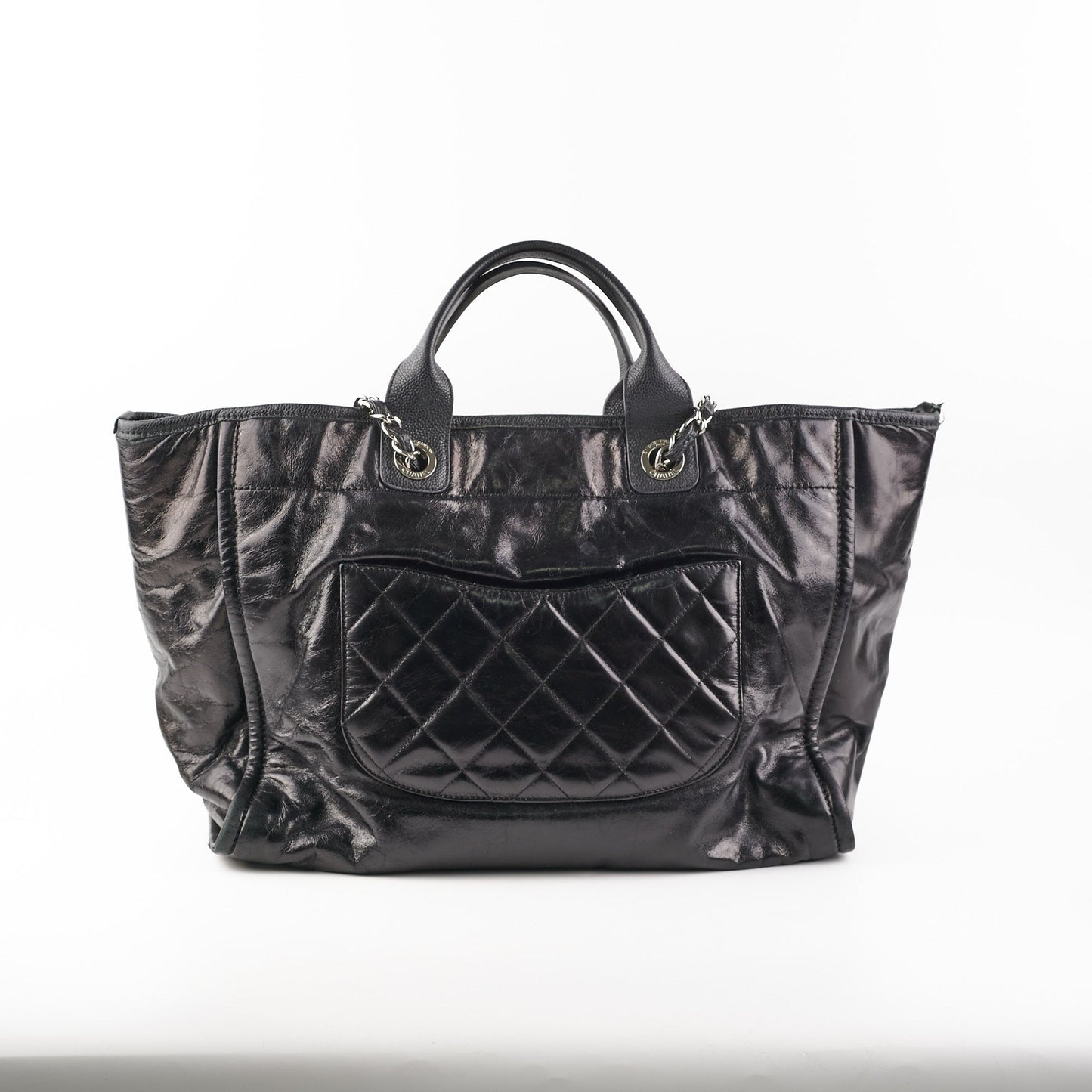 Chanel Deauville Tote Medium Black