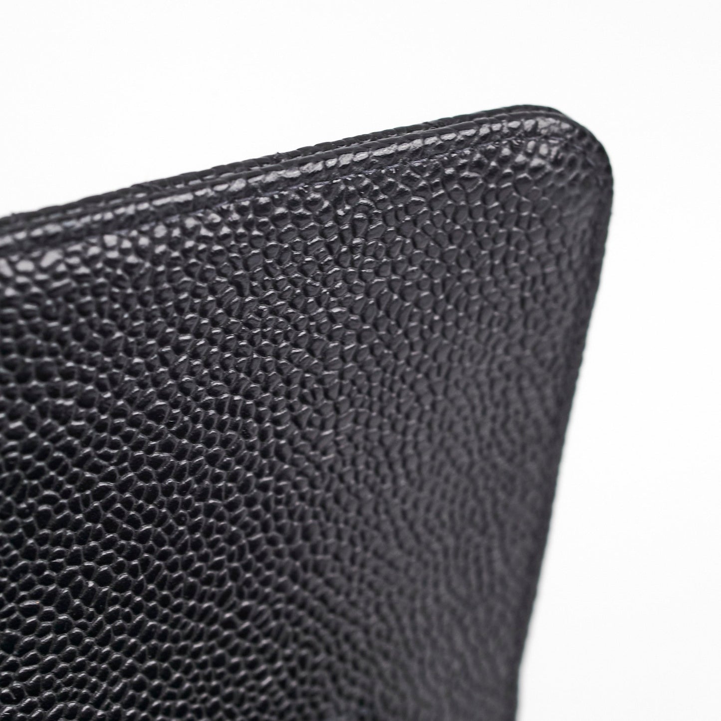 Chanel Medium/Large Classic Flap Caviar Black - Series 8