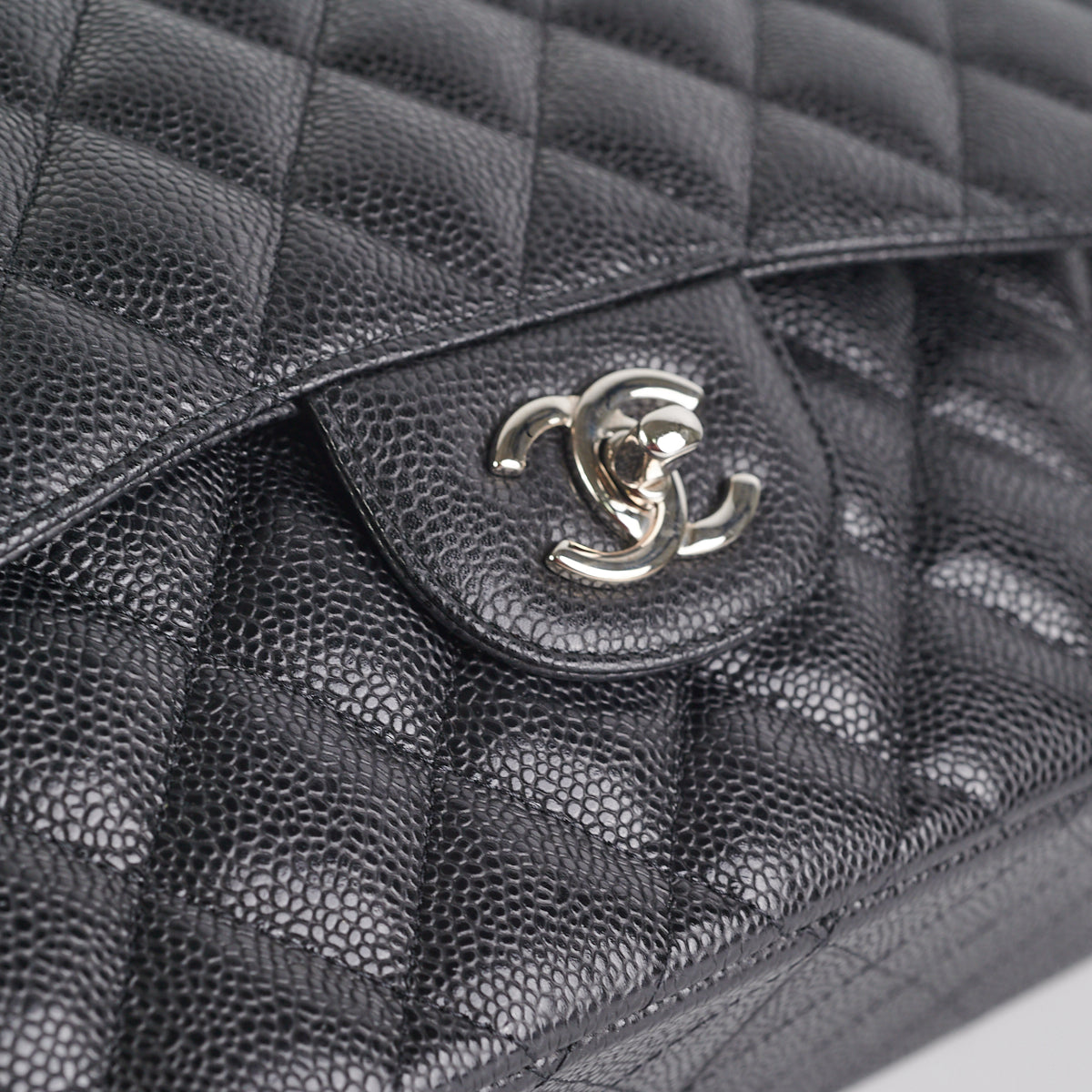 Chanel Jumbo Caviar Black