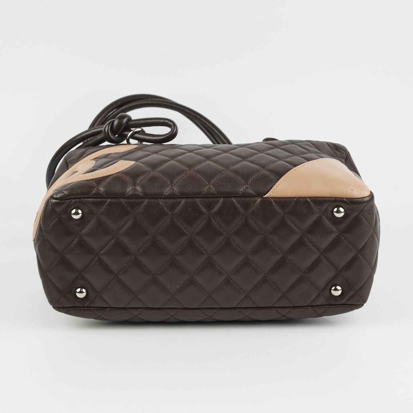 Chanel Cambon Bowler Quilted Leather Bag