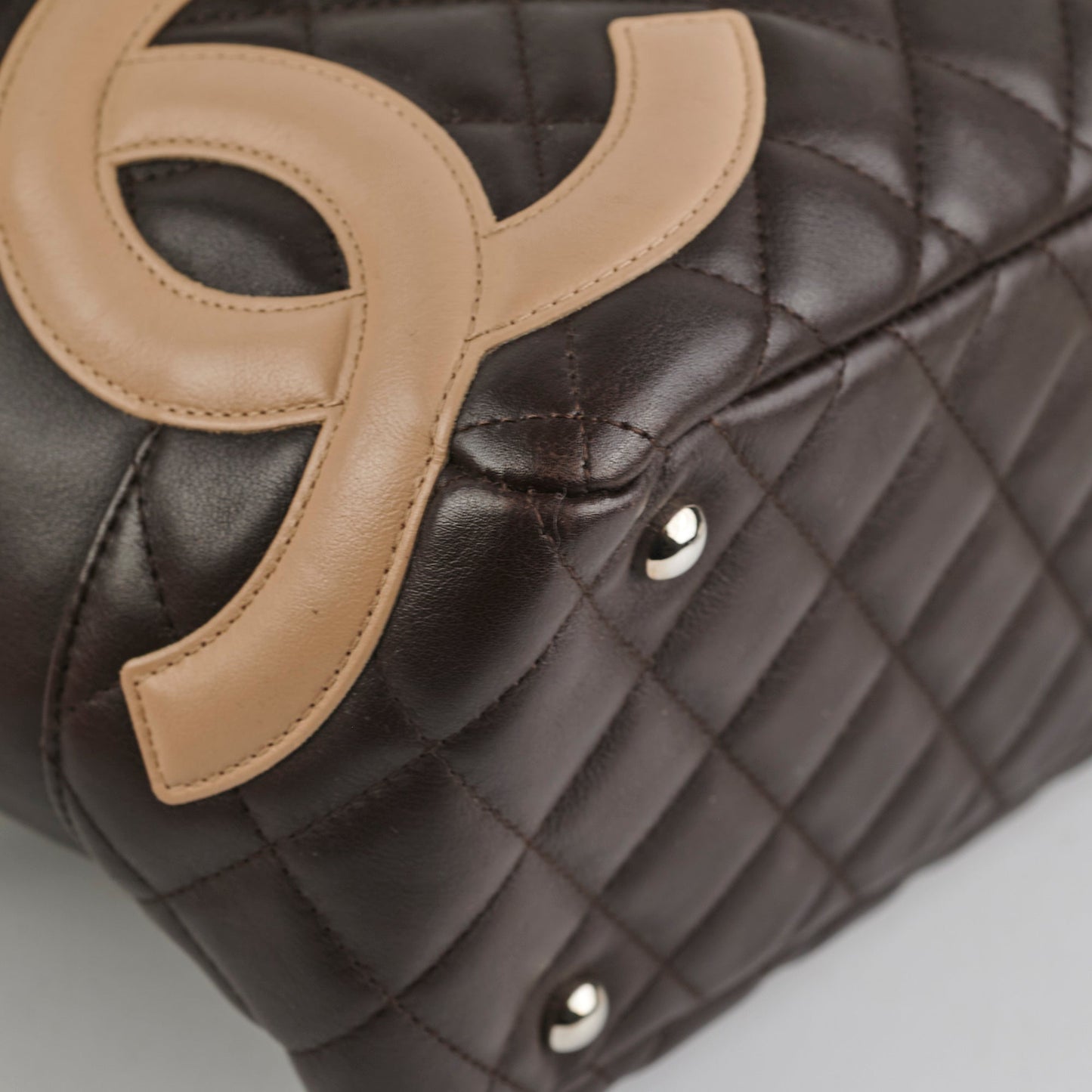 Chanel Cambon Bowler Quilted Leather Bag