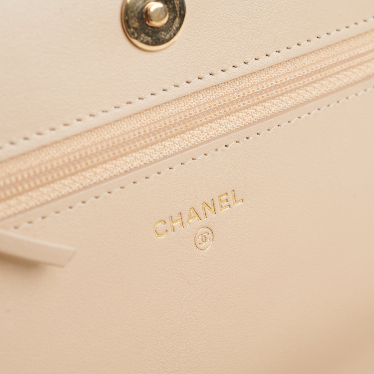 Chanel Tweed Wallet On Chain WOC with Detachable Pouch