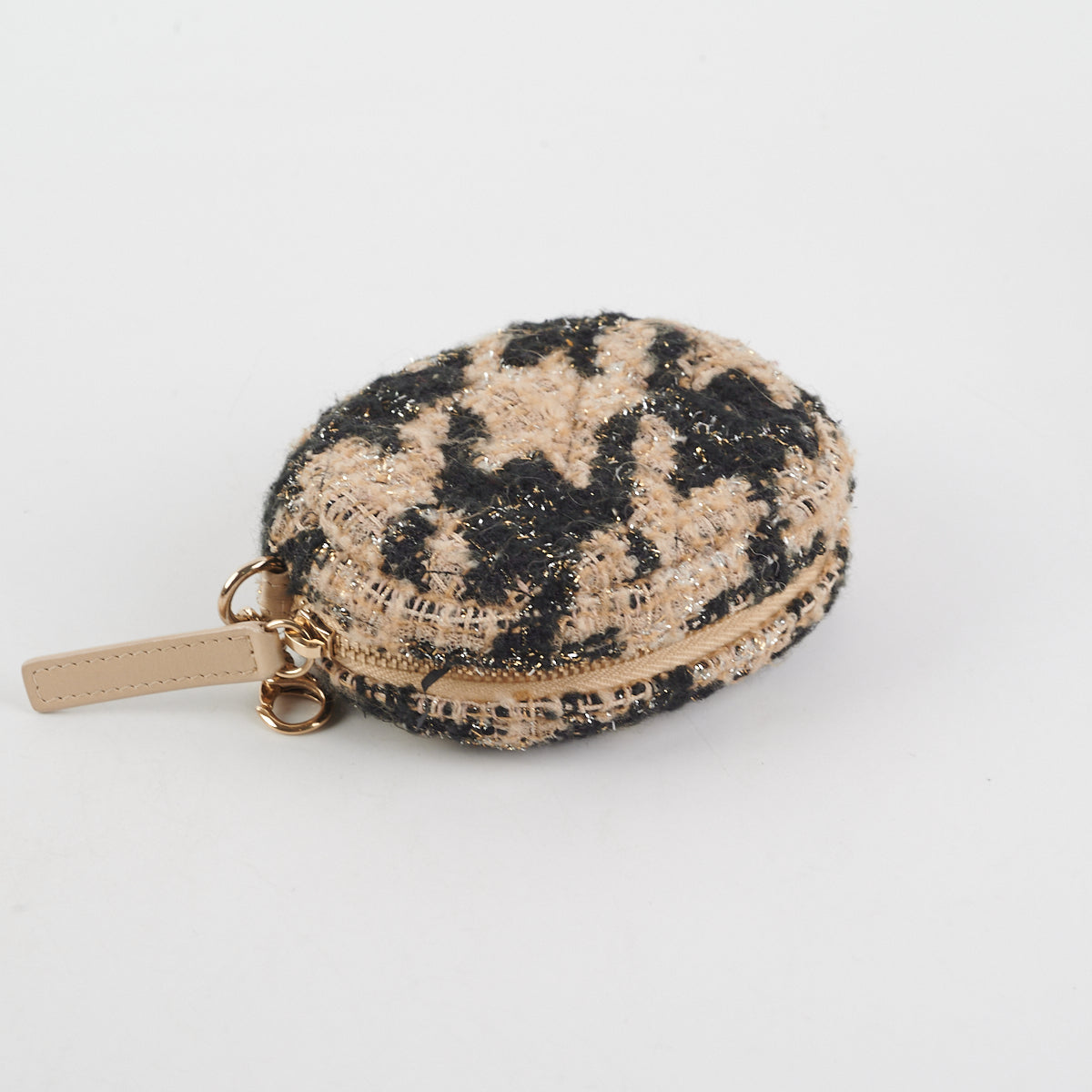 Chanel Tweed Wallet On Chain WOC with Detachable Pouch