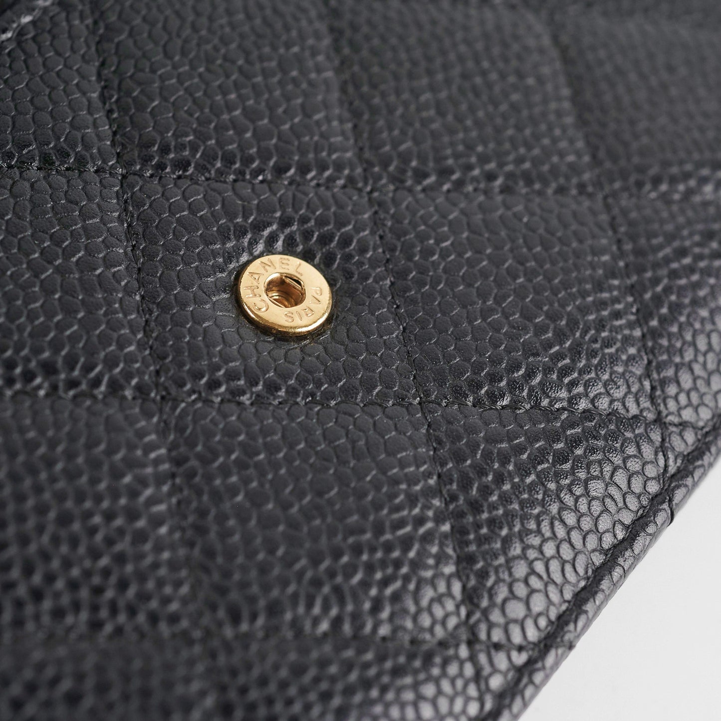 Chanel WOC Wallet On Chain Caviar Black